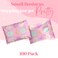 Pretty Package Store 6x9 Designer Poly Mailer 100 Pack Heavy Duty Waterproof Self Seal Shipping Bags for Small Business Large Mailing Envelopes Bulk Tear Resistant Cute Packaging Smiley Face