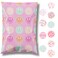 Pretty Package Store 6x9 Designer Poly Mailer 100 Pack Heavy Duty Waterproof Self Seal Shipping Bags for Small Business Large Mailing Envelopes Bulk Tear Resistant Cute Packaging Smiley Face