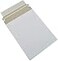 Progo 100 Pack Document White Cardboard Mailers 6 x 8 Inches Self Seal Adhesive Flap