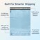 Smart Shipping 100 Count 12x155 inch 100 Recycled Poly Mailers Eco Friendly Packaging Envelopes Supplies Mailing Bags 25 Mil Thick SMART Mailer