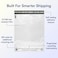 Smart Shipping 100 Count 6x9 inch Eco Friendly Poly Mailers 100 Recycled Packaging Envelopes Supplies Mailing Bags 25 Mil Thick SMART Mailer