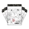 Pro Supply 10x13 100 Black and White Sketched Floral Summer Designer Poly Mailers Waterproof Self Sealing Tear Resistant Polymailers Shipping Envelopes Premium Printed Bags For Small Businesses
