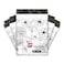 Pro Supply 10x13 100 Black and White Sketched Floral Summer Designer Poly Mailers Waterproof Self Sealing Tear Resistant Polymailers Shipping Envelopes Premium Printed Bags For Small Businesses