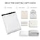 P&L ART. 235 x 30 Inch Poly Mailers SelfSeal Shipping Bags for Coats Blankets Bedding TearResistant WaterResistant Plastic Mailing Envelopes Pearl White