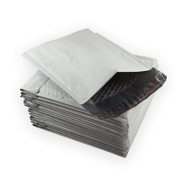 EcoSwift 25 Size DVD 75 x 10 Poly Bubble Mailers Self Sealing Bulk Padded Shipping Supplies Packaging Envelopes Bags DVD 75 by 10 inches