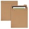 APQ Supply Natural Brown Tab Lock Rigid Mailers 1275 x 15 Inch Pack of 10 Cardboard Envelopes for Photos Documents Sturdy Stay Flat Mailers with Tab Lock Closure Hard Rigid Shipping Envelopes