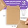 APQ Supply Natural Brown Tab Lock Rigid Mailers 1275 x 15 Inch Pack of 10 Cardboard Envelopes for Photos Documents Sturdy Stay Flat Mailers with Tab Lock Closure Hard Rigid Shipping Envelopes