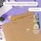 APQ Supply Natural Brown Tab Lock Rigid Mailers 1275 x 15 Inch Pack of 10 Cardboard Envelopes for Photos Documents Sturdy Stay Flat Mailers with Tab Lock Closure Hard Rigid Shipping Envelopes