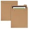 APQ Supply Natural Brown Tab Lock Rigid Mailers 1275 x 15 Inch Pack of 10 Cardboard Envelopes for Photos Documents Sturdy Stay Flat Mailers with Tab Lock Closure Hard Rigid Shipping Envelopes