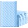 Famagic Bubble Mailers 4x8 Inch 50pc Light Blue Shipping Bags Chic Packaging Bags For Small Business Colored Padded Mailing Envelopes Opaque Matte Self Seal Bubble Poly Mailers Bulk 000