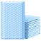 Famagic Bubble Mailers 4x8 Inch 50pc Light Blue Shipping Bags Chic Packaging Bags For Small Business Colored Padded Mailing Envelopes Opaque Matte Self Seal Bubble Poly Mailers Bulk 000