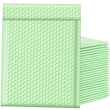 Famagic Bubble Mailers 85x12 Inch 25pc Mint Green Shipping Bags Chic Packaging Bags For Small Business Colored Padded Mailing Envelopes Opaque Matte Self Seal Bubble Poly Mailers Bulk 2