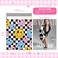 Fuxury Poly Mailers 10x13 Inch 50PcsShipping Bags for ClothesStrong Adhesive Shipping Envelopes for Small Business Self Seal Poly Bag Mailing Envelopes Retro Checkerboard