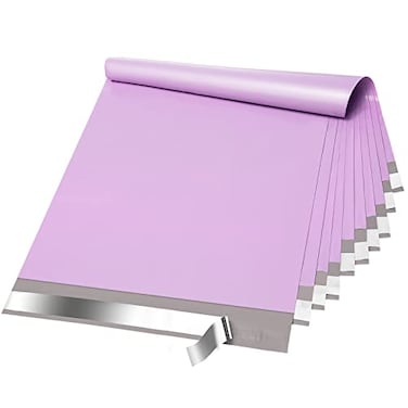 Fuxury Poly Mailers Large 145x19 Inch 100 PcsShipping Bags Strong Adhesive SealingWaterproof Packaging Envelopes Postal Mailing Poly Bags for ClothesBooksSmall BusinessPurple