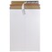 JAM Paper JAM PAPER StayFlat Photo Mailer Envelopes with Peel Seal Closure 6 x 8 White 6 Rigid MailersPack