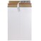JAM Paper JAM PAPER StayFlat Photo Mailer Envelopes with Peel Seal Closure 6 x 8 White 6 Rigid MailersPack