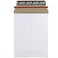 JAM Paper JAM PAPER StayFlat Photo Mailer Envelopes with Peel Seal Closure 6 x 8 White 6 Rigid MailersPack
