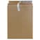 JAM Paper JAM PAPER StayFlat Photo Mailer Envelopes with Peel Seal Closure 9 x 11 12 Brown Kraft 6 Rigid MailersPack