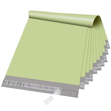 METRONIC Metronic Poly Mailers 10X13 100PC Sturdy Shipping Bags for Small Business Waterproof Mailers Poly Bags Strong Adhesive Shipping Envelopes for Clothing Efficient Mailing Envelopes in Avocado G