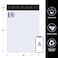 POLYSELLS 500 Pack 10x13 Inch Poly Mailers Shipping Envelopes Strong Adhesive Sealing Waterproof and Tearresistant Postal Mailing Bags for Clothing Books and Accessories White