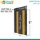 Shop4Mailers 6 x 9 Glossy Black Decorative Thank You Plastic Poly Mailer Bags Waterproof Shipping Mailing Envelope 2 Mil for Apparel Clothes Shirts Books Permanent Adhesive Seal 100 Pack
