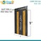 Shop4Mailers 6 x 9 Glossy Black Decorative Thank You Plastic Poly Mailer Bags Waterproof Shipping Mailing Envelope 2 Mil for Apparel Clothes Shirts Books Permanent Adhesive Seal 100 Pack