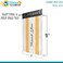 Shop4Mailers 6 x 9 Glossy White Decorative Thank You Plastic Poly Mailer Bags Waterproof Shipping Mailing Envelope 2 Mil for Apparel Clothes Shirts Books Permanent Adhesive Seal 100 Pack