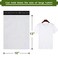 SJPACK 10x13inch 500 Bags 25 Mil Poly Mailers Envelopes Bags With Selfsealing Strip White Bags