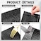 Tatuo 301 Pcs Trading Card Shipping Protector Set Include 200 Corrugated Cardboard Sheets Inserts 100 Poly Bubble Mailers Padded Envelopes and Masking TapeBlack