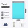 UCGOU 12x155 Poly Mailers Teal Shipping Bags SelfSealing Waterproof and TearProof 50 Pack