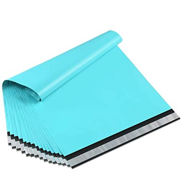 UCGOU 12x155 Poly Mailers Teal Shipping Bags SelfSealing Waterproof and TearProof 50 Pack