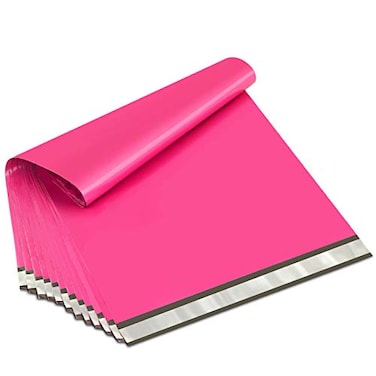 UCGOU Poly Mailers 24x24 Inch Hot Pink 50 Pack Extra Large Shipping Bags Strong Thick Mailing Envelopes Self Seal Adhesive Waterproof and Tear Proof Boutique Postal for Clothing Quilt and More