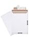 Eupako 6x8 25 Pack Photo Document Mailer White Stay Flat SelfSeal Cardboard Envelopes for CDs Pictures Documents 625 x 825 Inches