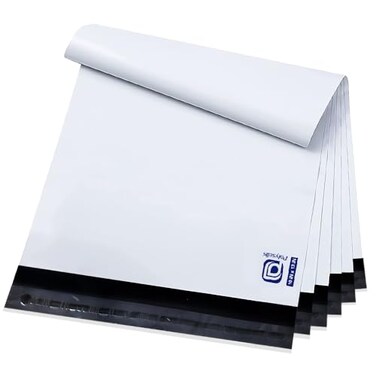 POLYSELLS 200 Pack 10x13 Inch Poly Mailers Shipping Envelopes Strong Adhesive Sealing Waterproof and Tearresistant Postal Mailing Bags for Clothing Books and Accessories White