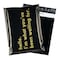 RUSPEPA Poly Mailer Shipping Bag with Self Sealing Business Text Printed Design 23 Mil Heavy Duty Self Seal Mailing Envelopes 100 Pack 10 x 13 inches Black