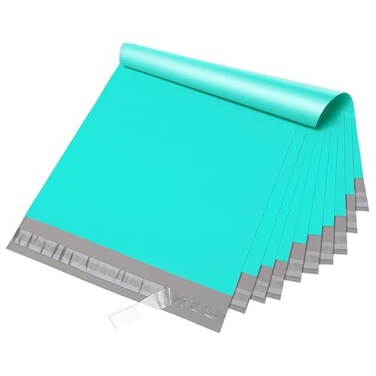 Fuxury Poly Mailers 12x155 Inch 200pc Teal Shipping Envelopes for Clothing Self Sealing Envelopes Boutique Custom Bags Enhanced Durability Multipurpose Keep Items Safe Protected