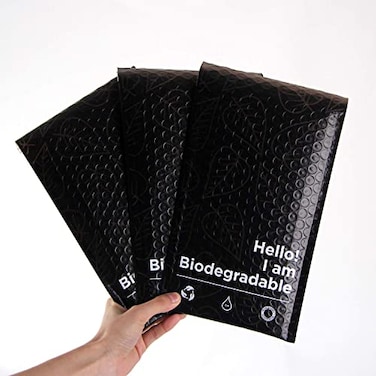 KIPULU Kipulu 100 Biodegradable Bubble Mailers 6x10 25 Pack Compostable Padded Envelopes for Shipping Eco Friendly Packaging for Small Business Self Seal Shipping Bags Waterproof Zero Waste