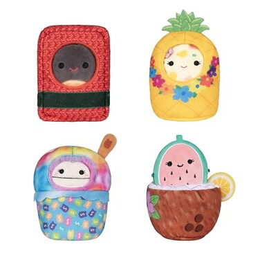 Squishmallows Original Micromallows Plush Island Snack Machine Deluxe Accessory Set
