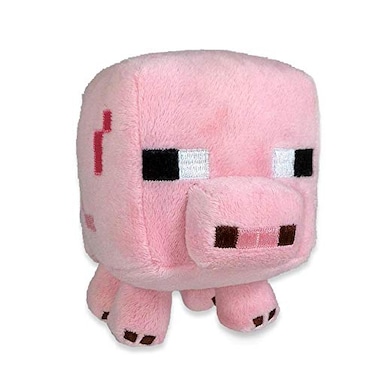 Minecraft 7 Baby Pig Plush Soft Stuffed Animal Toy Multicolored No Assembly Required