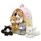 Unipak Plush Cat House with Cats Five 5 Stuffed Animal Cats in Play Kitten House Carrying Case