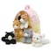 Unipak Plush Cat House with Cats Five 5 Stuffed Animal Cats in Play Kitten House Carrying Case