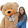 Joyfay 78 Giant Teddy Bear Huge 65 feet Stuffed Teddy Bear Soft Toy Valentines Big Gift Brown