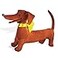 YOTTOY Classics Collection HAs Pretzel Soft Stuffed Animal Bendable Dog Plush Toy 14