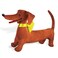 YOTTOY Classics Collection HAs Pretzel Soft Stuffed Animal Bendable Dog Plush Toy 14