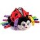 Buckle Toys Becky Ladybug Stuffed Animal Montessori Learning Activity Sensory Processing Toy Develop Motor Skills and Problem Solving Autism Sensory Toys
