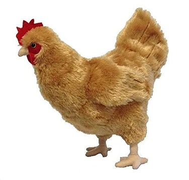 Adore Plush Adore 12 Standing Buffy The Hen Chicken Plush Stuffed Animal Toy