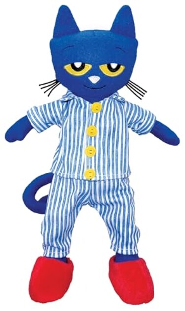 MerryMakers Pete the Cat Bedtime BluesPlush Doll 145Inch