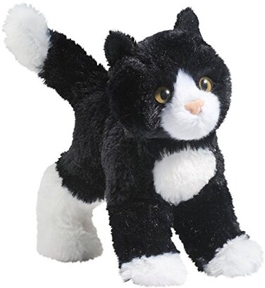 Douglas Snippy Black White Cat Plush Stuffed Animal