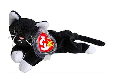 BEANIE BABIES Ty Beanie Babies Zip The Black Cat with White Paws