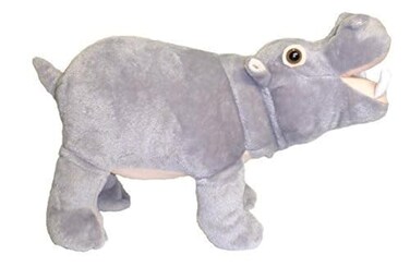 Adore Plush Adore 14 Standing Farting Hippo Plush Stuffed Animal Toy